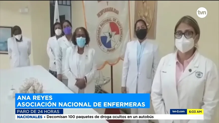 Enfermeras decretan paro de labores por 24 horas