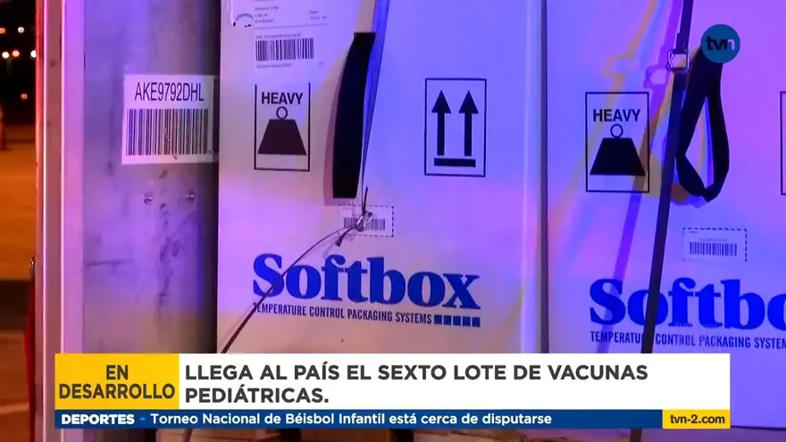 Llega nuevo lote de vacunas pediátricas