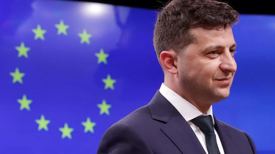 El presidente de Ucrania, Vladímir Zelenski