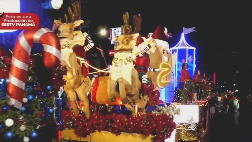 Desfile de Navidad en Calle 50.