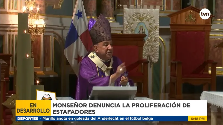 Monseñor Ulloa se refiere a los estafadores que usan nombre de la iglesia