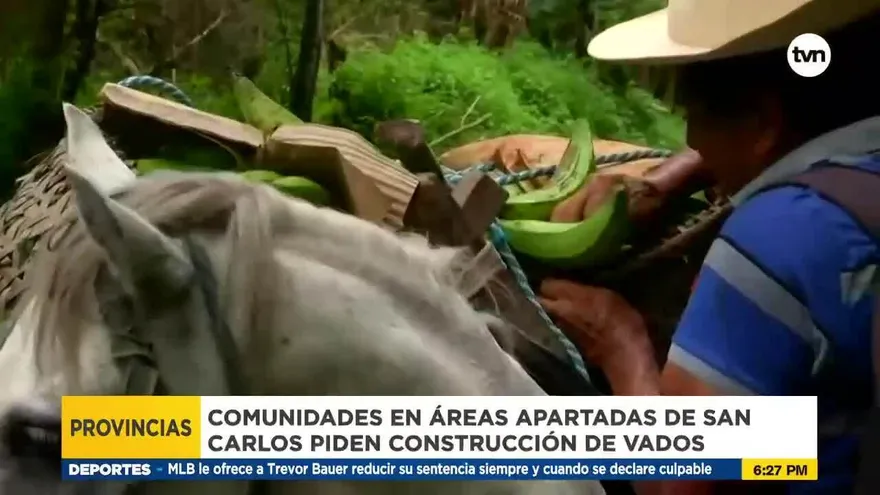Comunidades apartadas de San Carlos piden vados y puentes