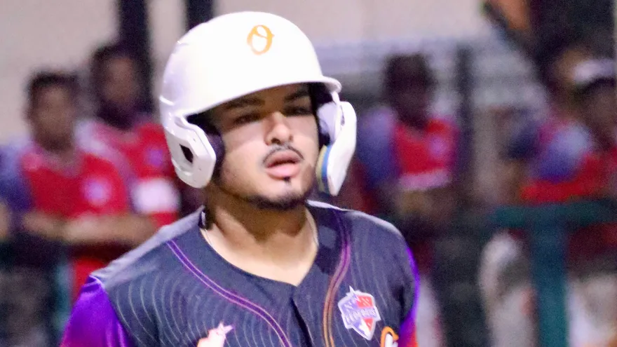 Pelotero del equipo de béisbol u23 de Chiriquí Occidente