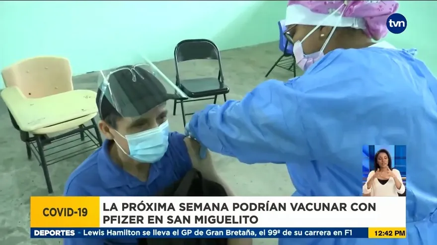 Vacunación para mayores de 40 en San Miguelito