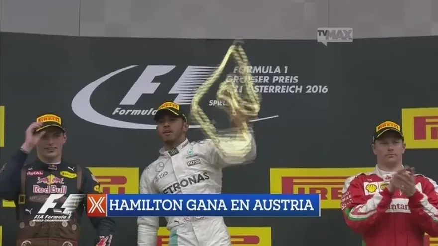 Hamilton ganó en Austria y Alcalde entregó Antorcha Olímpica a Saladino