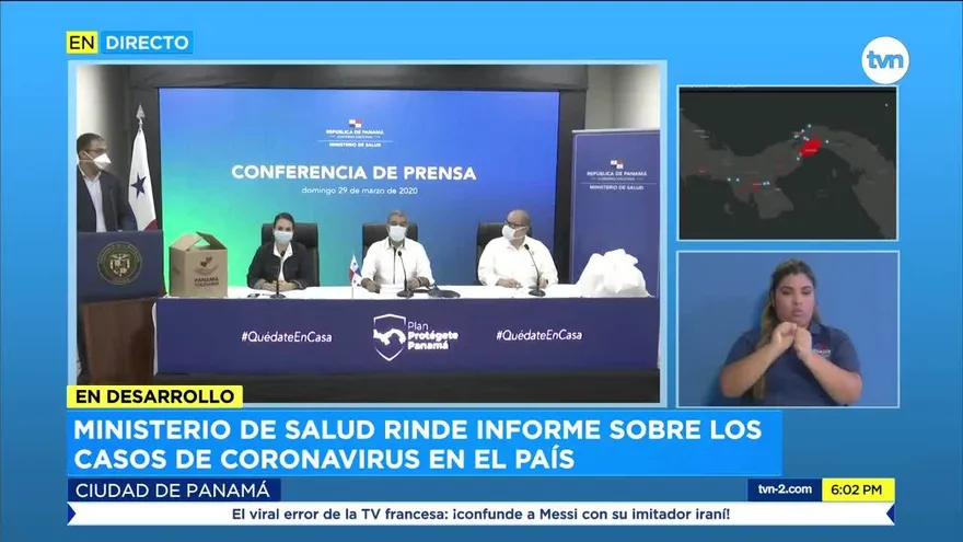 Un total de 24 fallecidos y 989 casos confirmados por coronavirus en Panamá