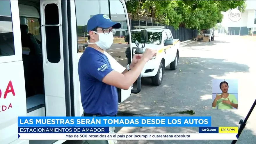 Preparan toma de muestras de COVID-19 desde los vehículos