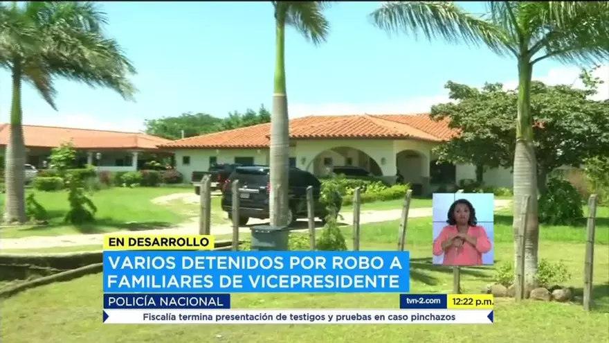Varios identificados por robo en casa de familiares del vicepresidente