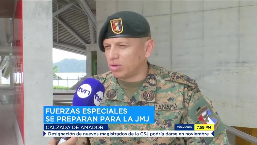 Fuerzas especiales se preparan para la JMJ