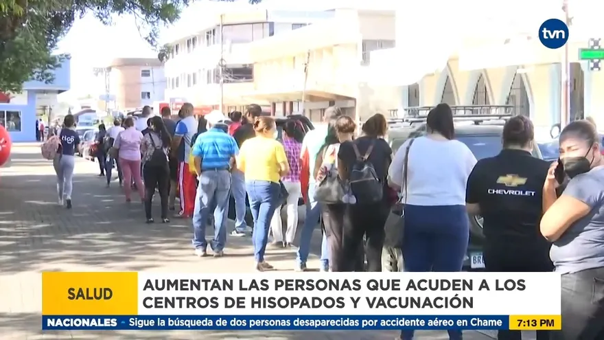 Centros de hisopados y vacunación con mucha asistencia en Chiriquí