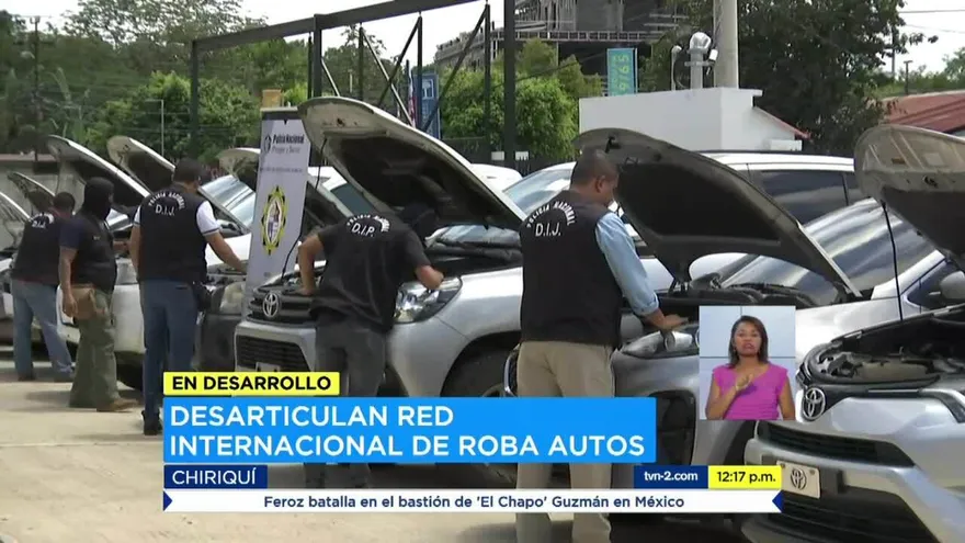 Diez detenidos tras desarticulación de red criminal en Chiriquí