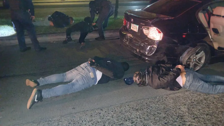 Operativo policial deja cuatro aprehendidos por hurto en Villa de La Fuente.