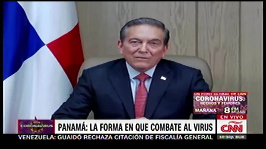 Cortizo habla en CNN sobre pandemia de COVID-19 en Panamá