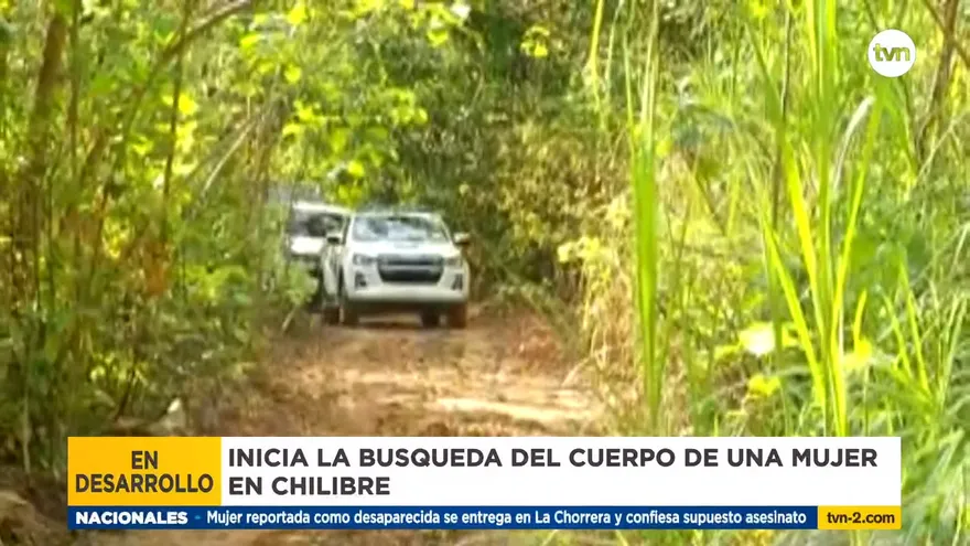 Buscan cuerpo de una mujer en Chilibre