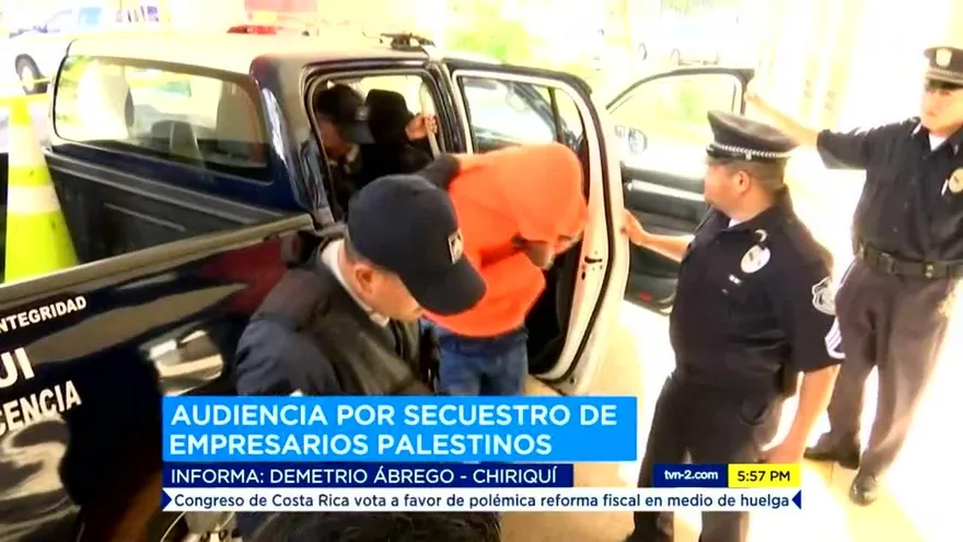 Ordenan detención de tres implicados en el secuestro a palestinos en Chiriquí