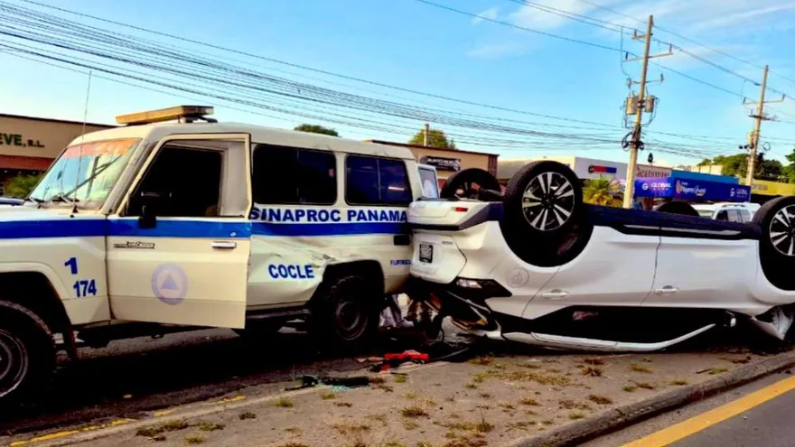 El accidente se dio en el distrito de Penonomé