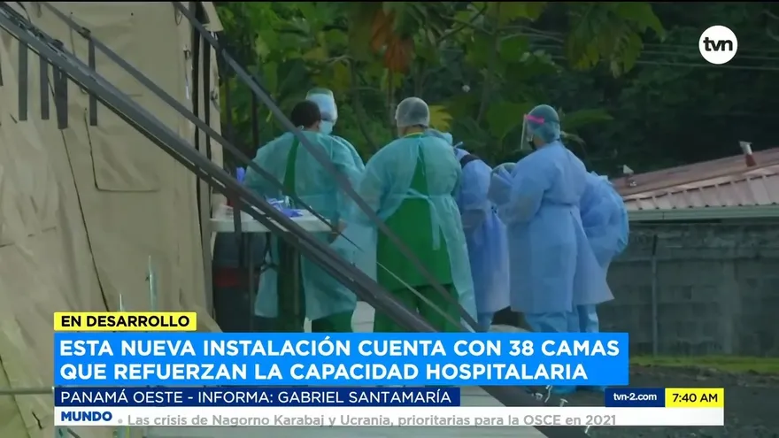 Hospital campaña en La Chorrera cuenta con personal médico