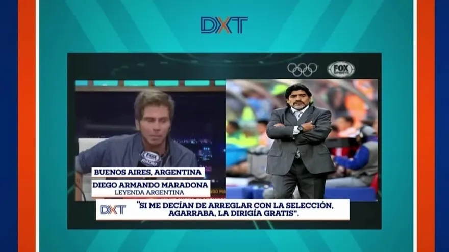 Maradona dirigiría gratis a Argentina y se realizará 2da edición de feria de Santa Mónica