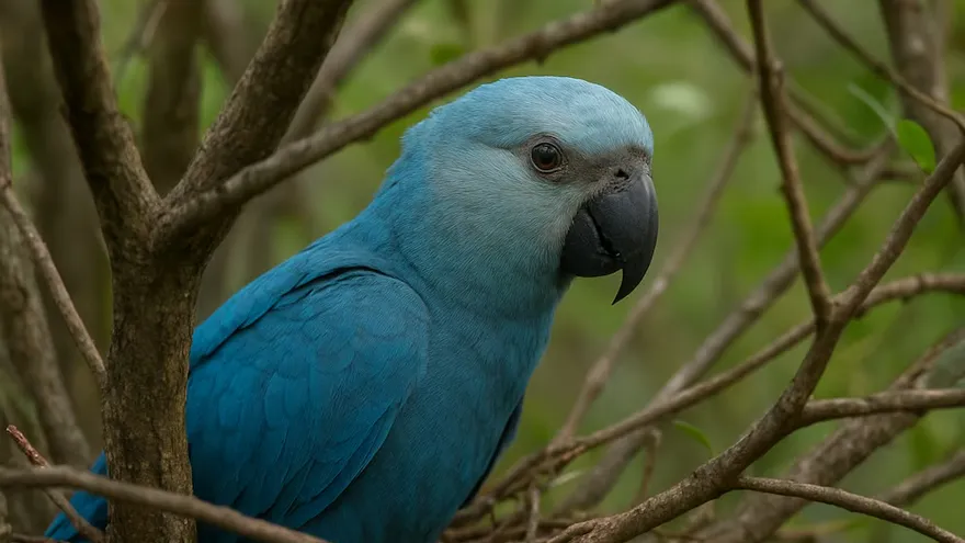 Guacamayos de Spix, mejor conocidos como "azules"