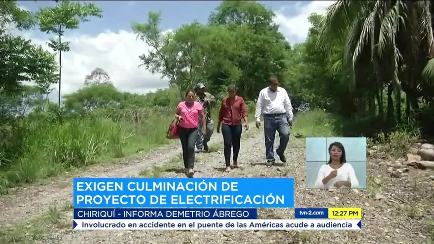 Comunidad de Quebrada Grande, Chiriquí, sigue esperando que llegue la luz