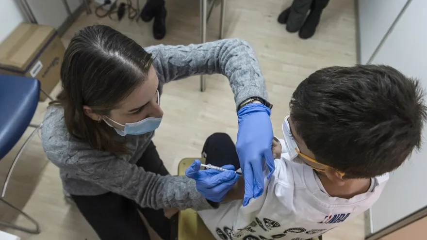 Vacunación a niños de 5 a 11 años