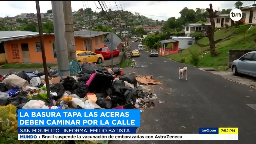 Mala disposición de la basura en San Miguelito