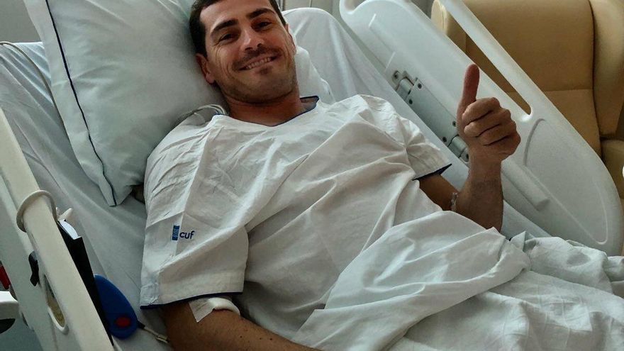 Casillas pasará la noche hospitalizado tras sufrir un infarto
