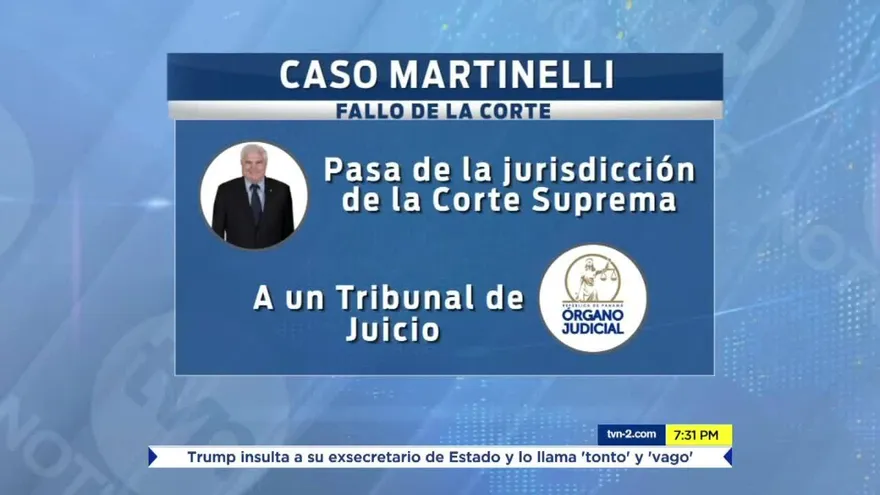 Carpetilla de Martinelli sobre caso pinchazos debe ser enviada al Ministerio Público