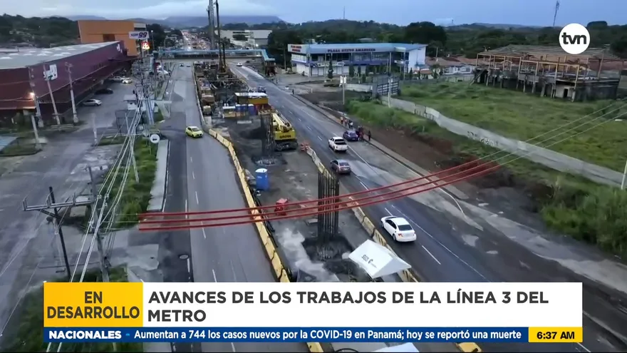 Avances de la Línea 3 del Metro