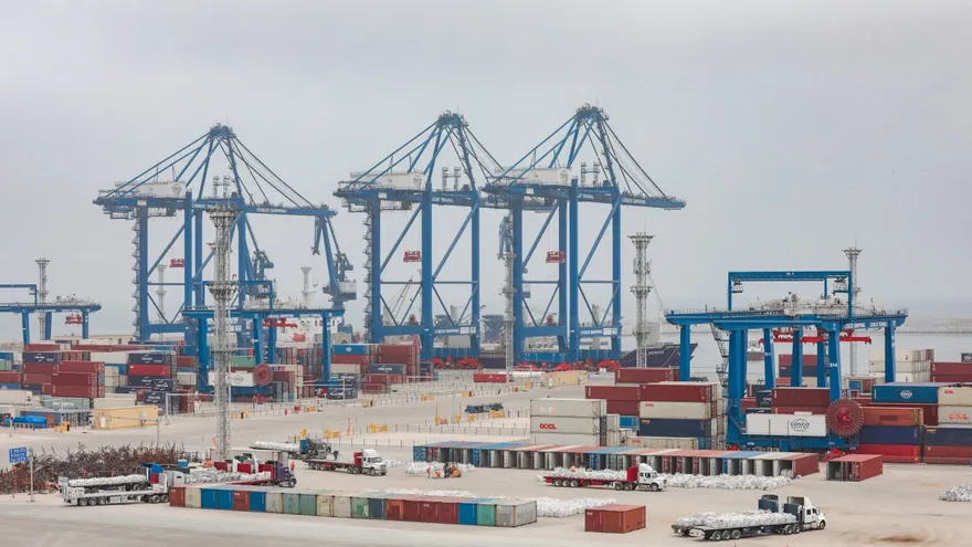Puerto de Chancay, en Perú.