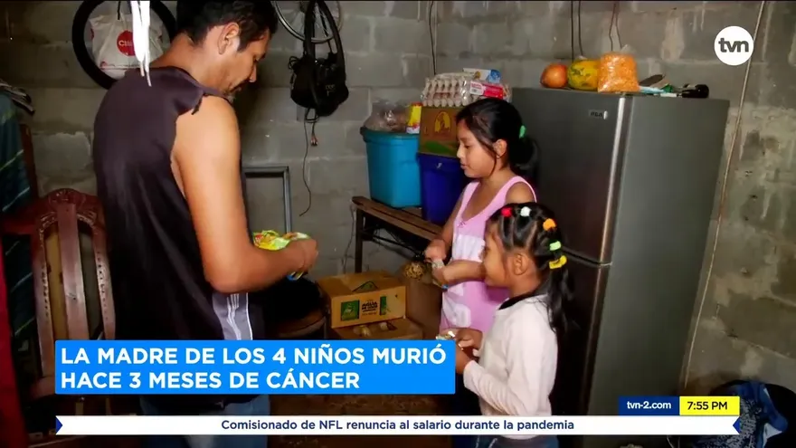 Padre desempleado tiene bajo su responsabilidad tres hijos