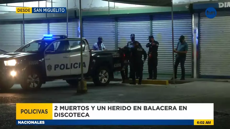 Balacera en discoteca en San Miguelito deja dos muertos