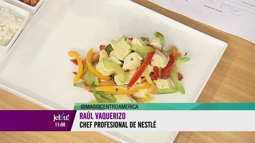 ¡Sorprende con un delicioso pollo tepanyaki!