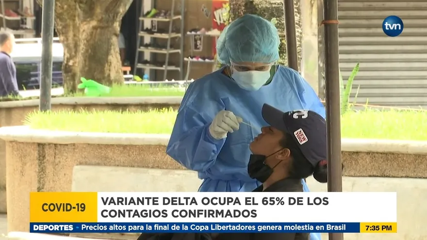 Variante Delta sigue aumentando en Panamá