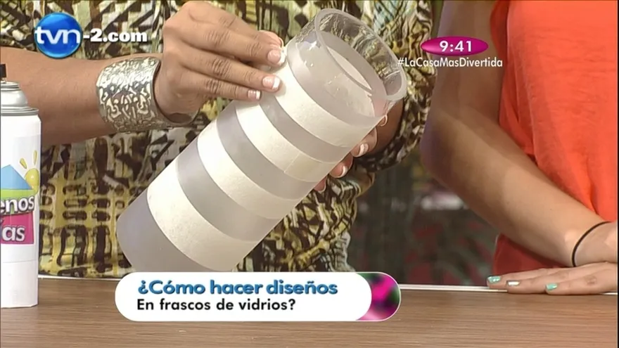 Segmento Cómo lo Hago - ¿Cómo hacer diseños en frascos de vidrios?