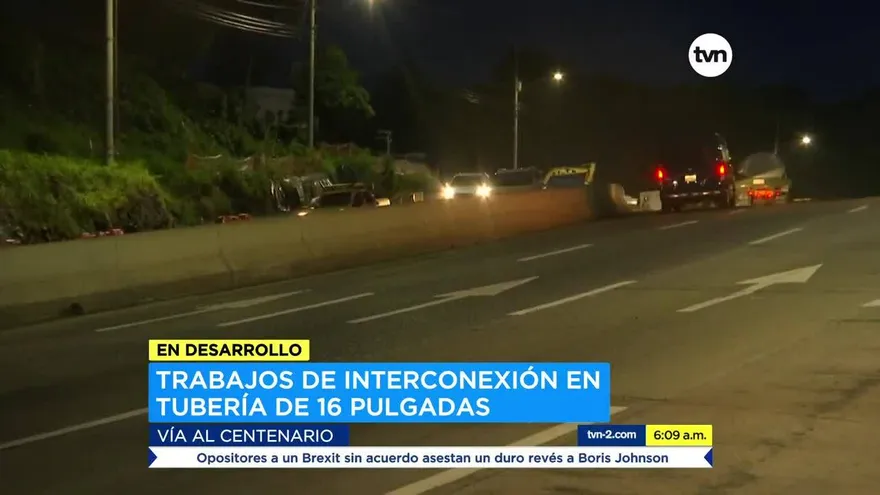 Por trabajos en la vía Centenario no habrá agua potable en varios puntos de la capital