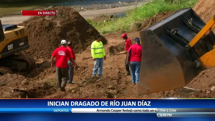 Realizan trabajos de dragado en Juan Díaz