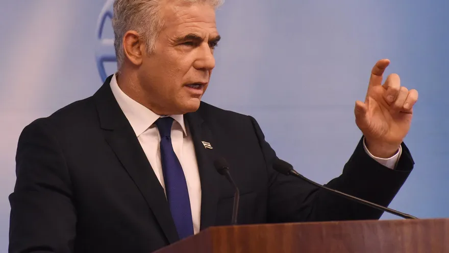 El ministro de Asuntos Exteriores israelí, Yair Lapid