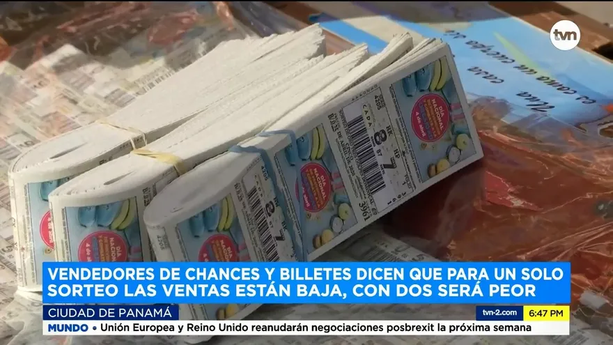 Vendedores de chances y billetes se oponen a sorteos intermedios