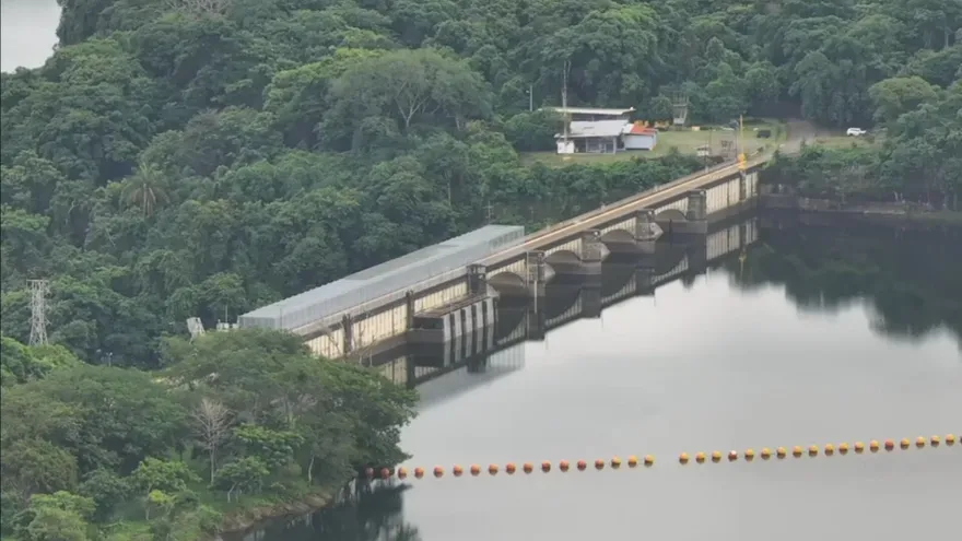 Represa Madden, entre el lago Alajuela y el río Chagres.