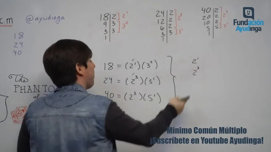 Ayudinga Matemáticas 9° - Mínimo Común Múltiplo - Parte II 22 de mayo de 2020