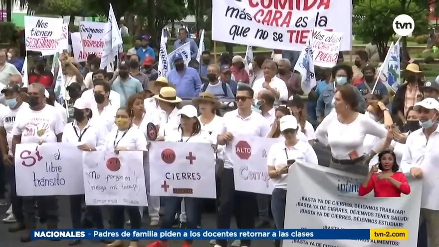 Diferentes grupos de la sociedad realizan caminata en Chiriquí