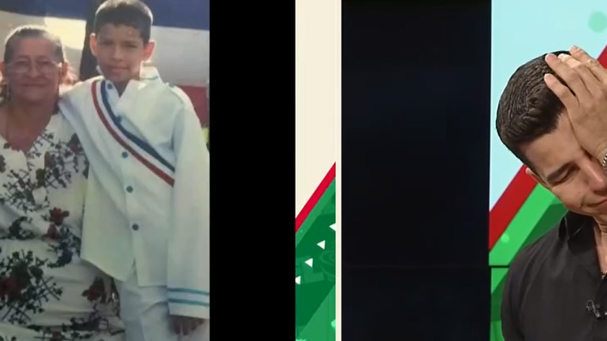 Entre lágrimas, Julián recuerda a su abuela