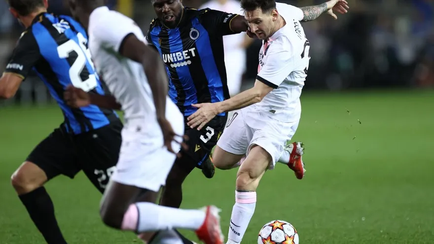 Amargo empate del poderoso PSG ante Brujas en la Champions League