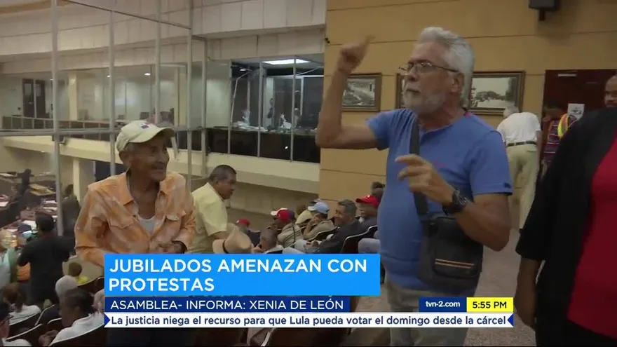 Jubilados anuncian protestas en todo el país