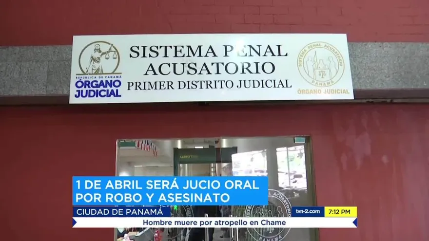 1 de abril de 2019 será juicio oral por robo y asesinato a entidad bancaria