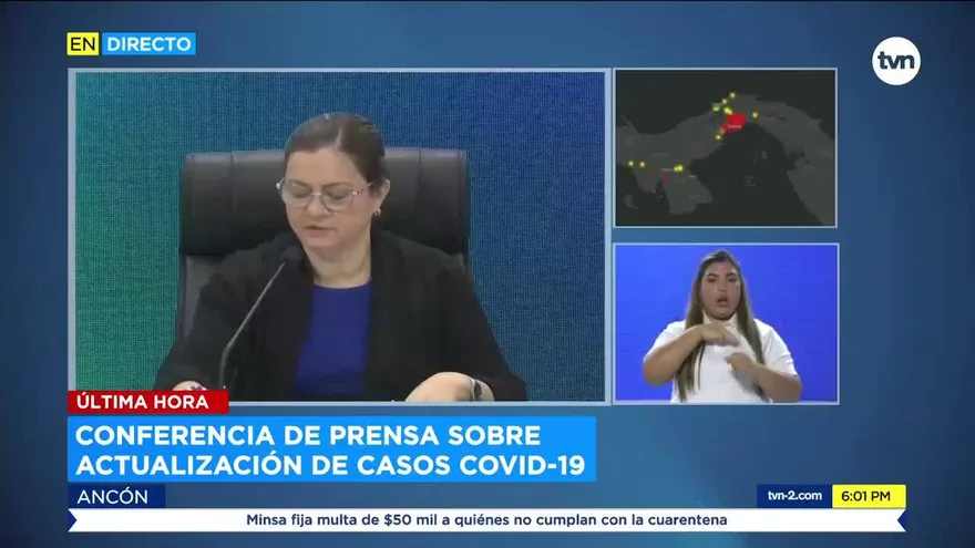6 fallecidos y 345 casos positivos por pandemia de COVID-19 en Panamá