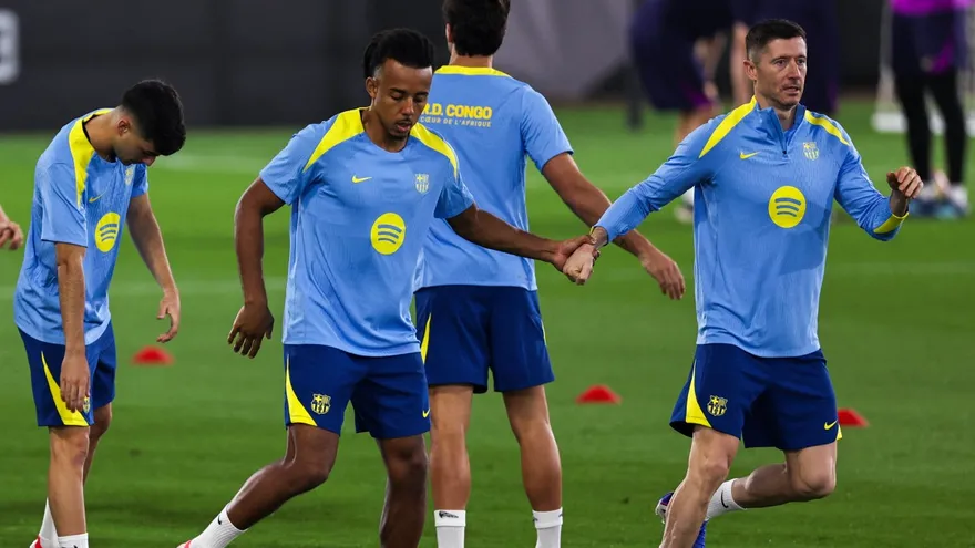 Entrenamiento del Barcelona