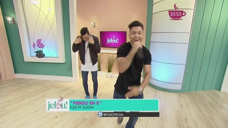 Flex ft Austin en Jelou presentando su nuevo tema