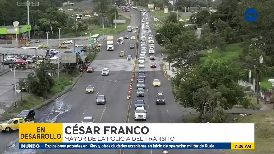 Operativos viales por asueto de carnaval